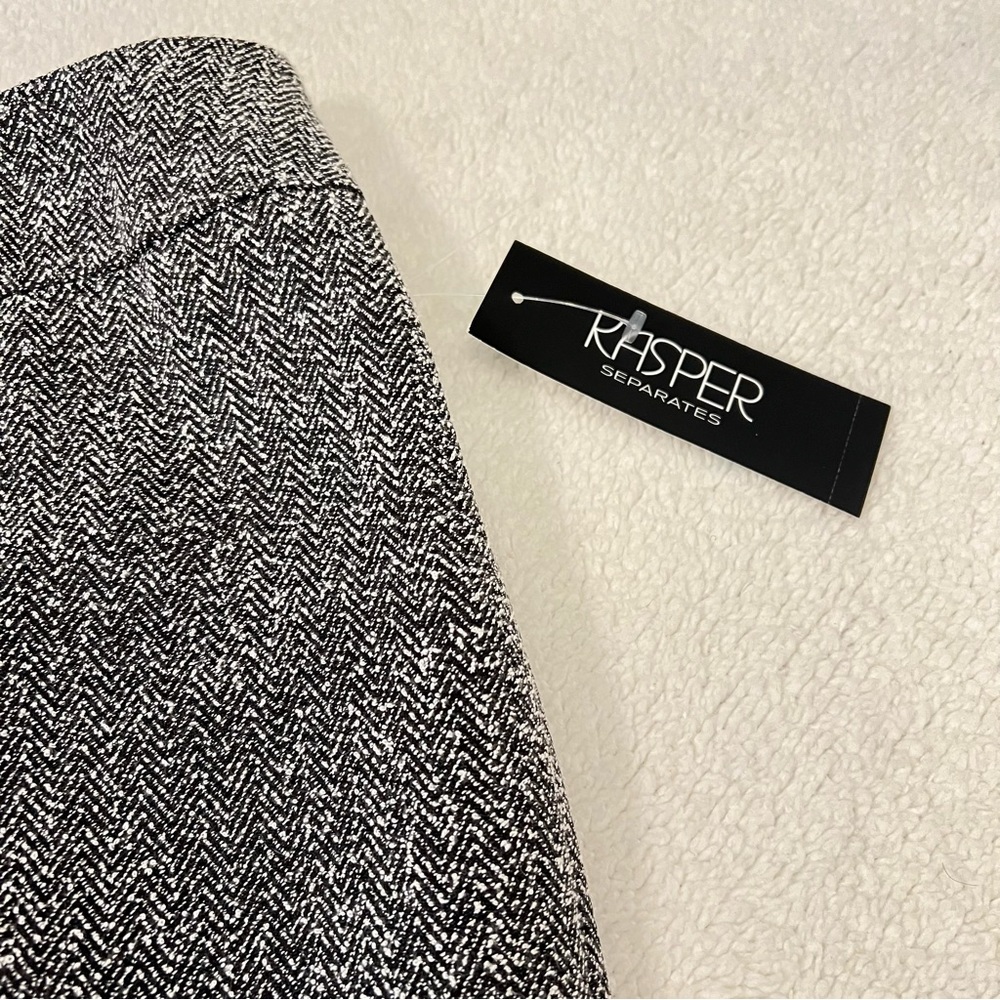 Kasper Tweed skirt lined Black White NWT women’s sz 16